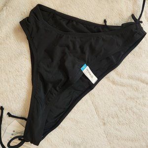 BLACK Swim Bikini Bottoms